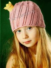 Шапочка крючком Принцесса