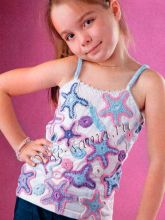 Топ с морскими звездами