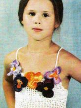 Топик декорированный мотивами анютки