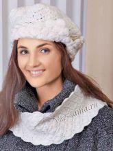 Белоснежный комплект крючком, фото