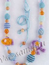 Бусы Морская пучина