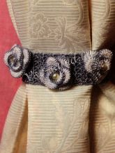 Держатель для штор с цветами, фото