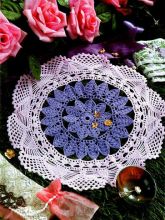 Двухцветная салфетка