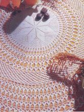 Круглая салфетка