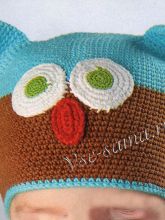 Шапочка крючком Сова