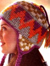 Шапочка в стиле инков