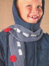 Шарф крючком Машина