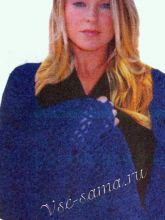 Широкий шарф