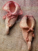 Тапочки крючком маленький мук, фото