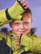 Варежки без пальцев