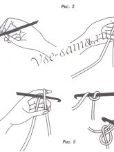 Первая петля. Цепочка из воздушных петель