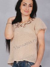 Бежевая футболка, фото