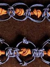 Цепочки из плоских узлов, фото