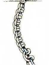 Узлы из двух нитей. Узел "Фриволите"