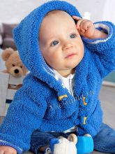 Теплый жакет с капюшоном, фото