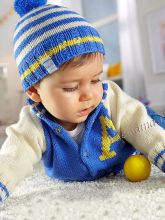 Жакет и шапочка для малыша, фото