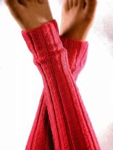 Ярко-розовые гетры