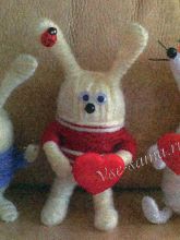 Игрушки из пробок и ниток, фото