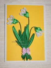 Мастер-класс - Открытка Подснежники, фото