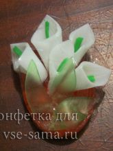 МК - Мыло ручной работы Букет из калл, фото