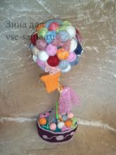 МК - Топиарий "Рукодельное счастье", фото