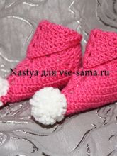 МК - Пинетки-башмачки крючком, фото