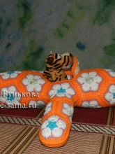 МК - Самолетик из мотивов "Африканский цветок", фото