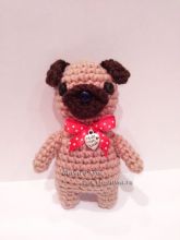 Мопс крючком, фото