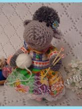 Мастер-класс - Овечка-рукодельница Дуняша, фото