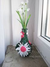 Мастер-класс - Цветочная вазочка, фото