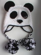Мастер-класс - Вязание шапочки-панды, фото