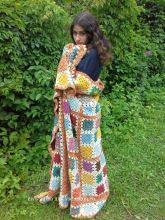 Мастер-класс - плед Мозайка, фото