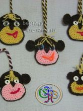 Закладка-обезьянка от Берта, фото