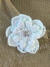 Мк - Брошь крючком