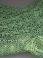 Мастер-класс - Салатовые носочки, фото