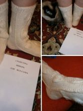 Мастер-класс "Носки на 2-х спицах", фото