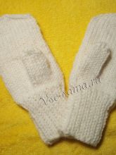 Мастер-класс по вязанию детских варежек, фото