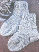 Носки из деревенской пряжи