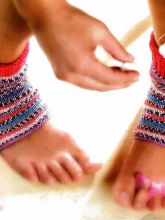 Носки с открытой пяткой