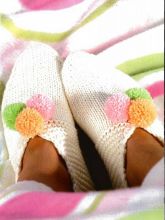 Носки с помпонами