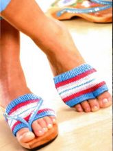 Носочки с вывязанным большим пальцем