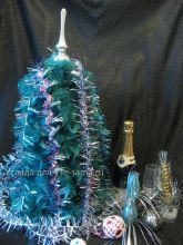 Новогодняя супер-ёлка из боа от Услада