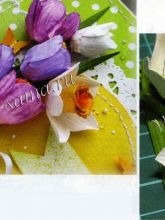 Солнечный букет из бумаги