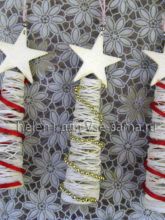 Ёлочки из ниток от helen1 Ёлочки из ниток от helen1