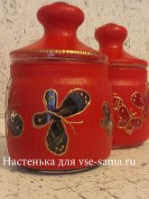 Мастер-класс - декорирование баночек, фото