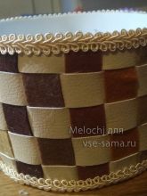 Кашпо плетенка, фото