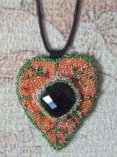 Кулон Листок, фото