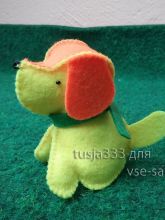 Собака с оранжевым ухом, фото