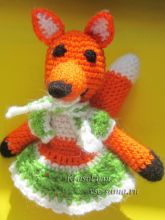 Лисичка для пальчикового спектакля, фото