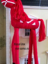 Лошадка с узором Усиньш, фото